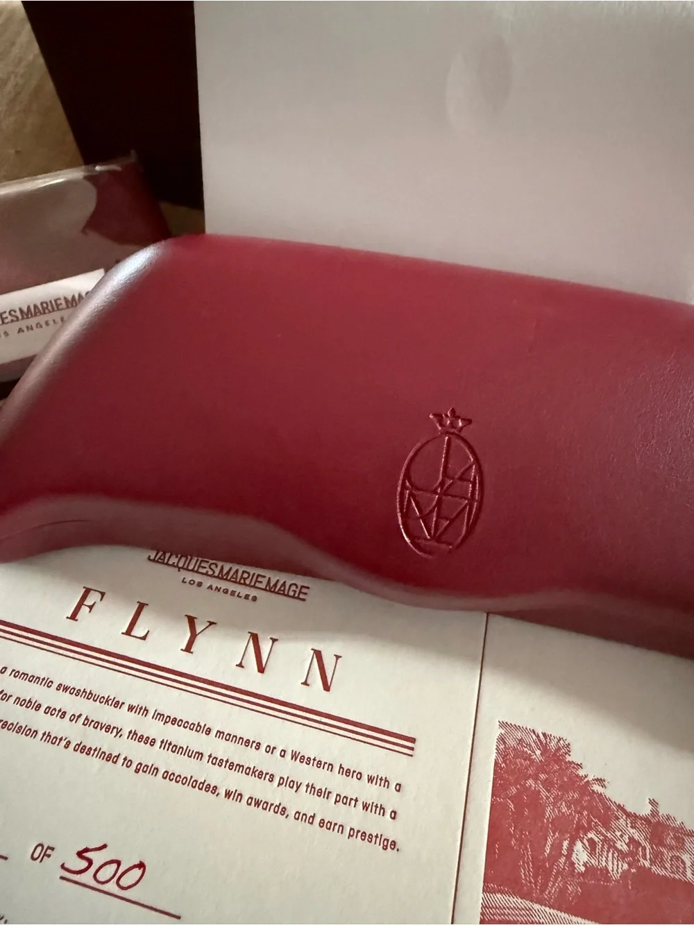 Jacques Marie Mage Flynn Sunglasses in Electrum